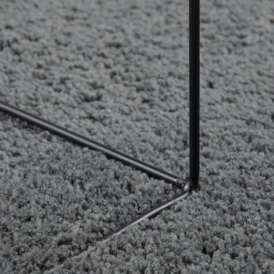 Tapis OVIEDO à poils courts anthracite Ø 160 cm - 8