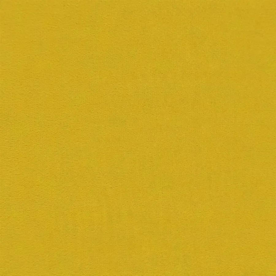 Canapé à 3 places Jaune 180 cm Velours - 8