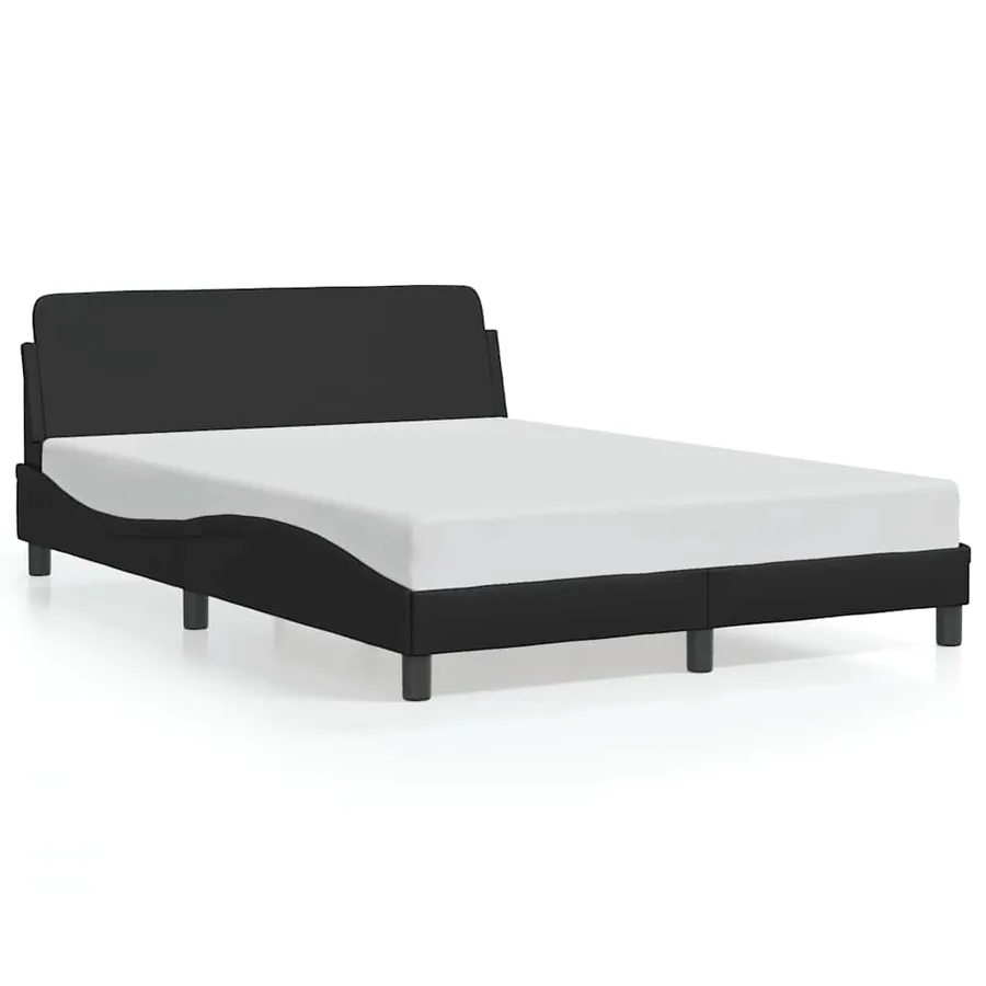 Cadre de lit Dover noir 140x200 cm similicuir - 2