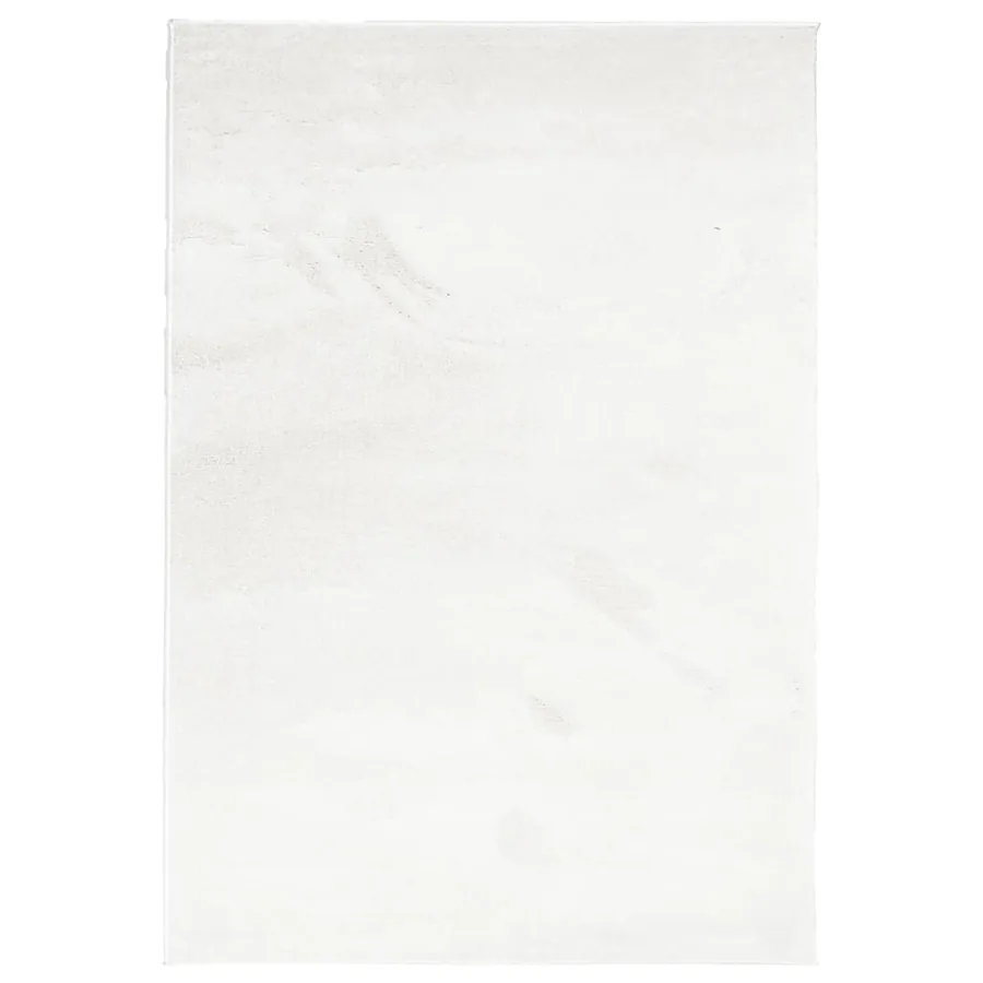 Tapis OVIEDO à poils courts crème 140x200 cm - 2