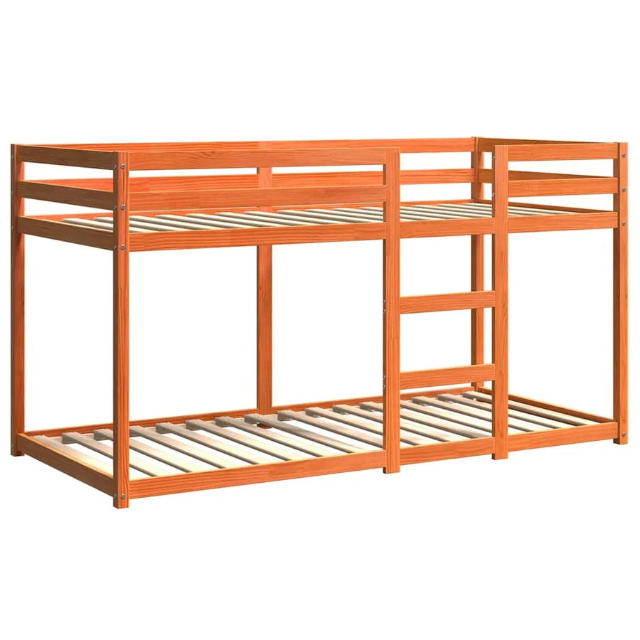 Lit superposé sans matelas cire marron 90x200 cm pin massif - 3