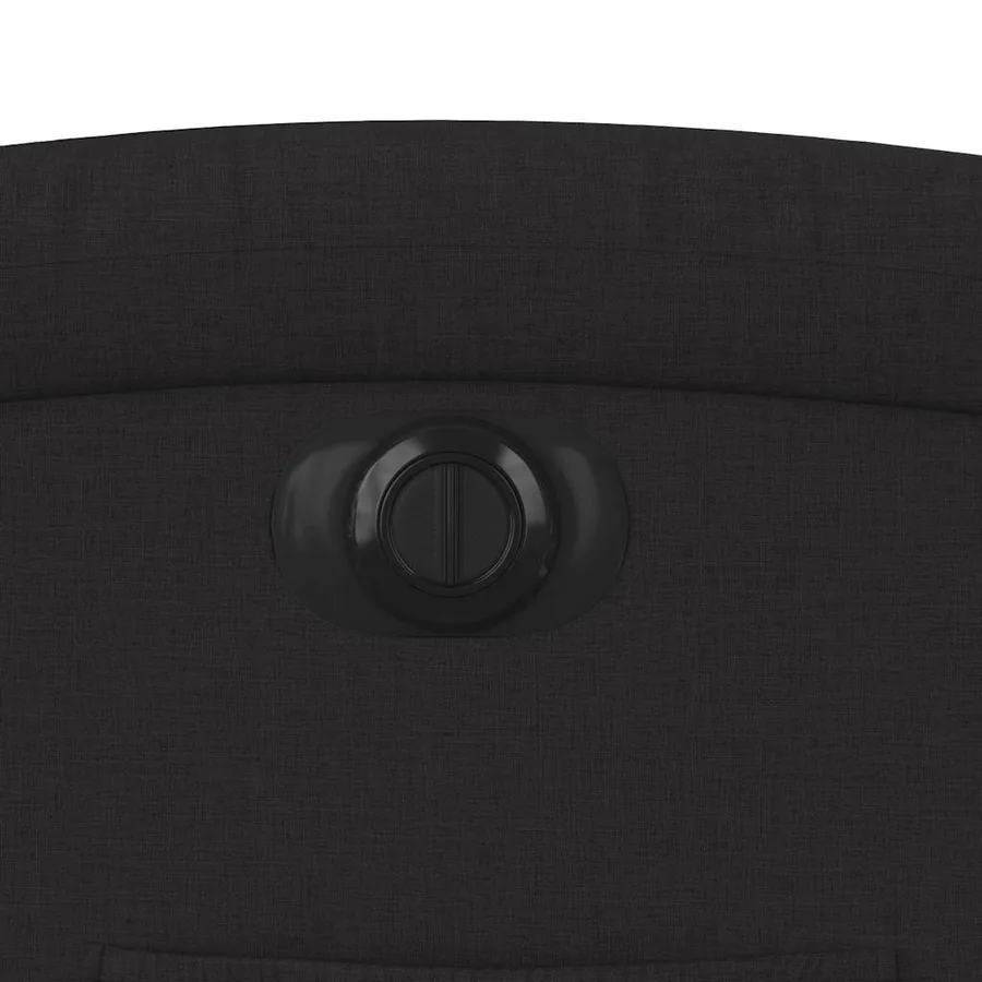 Fauteuil inclinable électrique noir tissu - 13