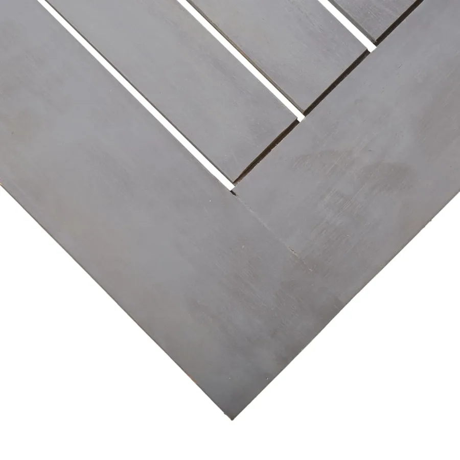 Table de jardin Gris 200x100x75 cm Bois d'acacia solide - 5