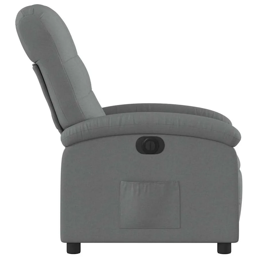 Fauteuil inclinable électrique Gris foncé Tissu - 10