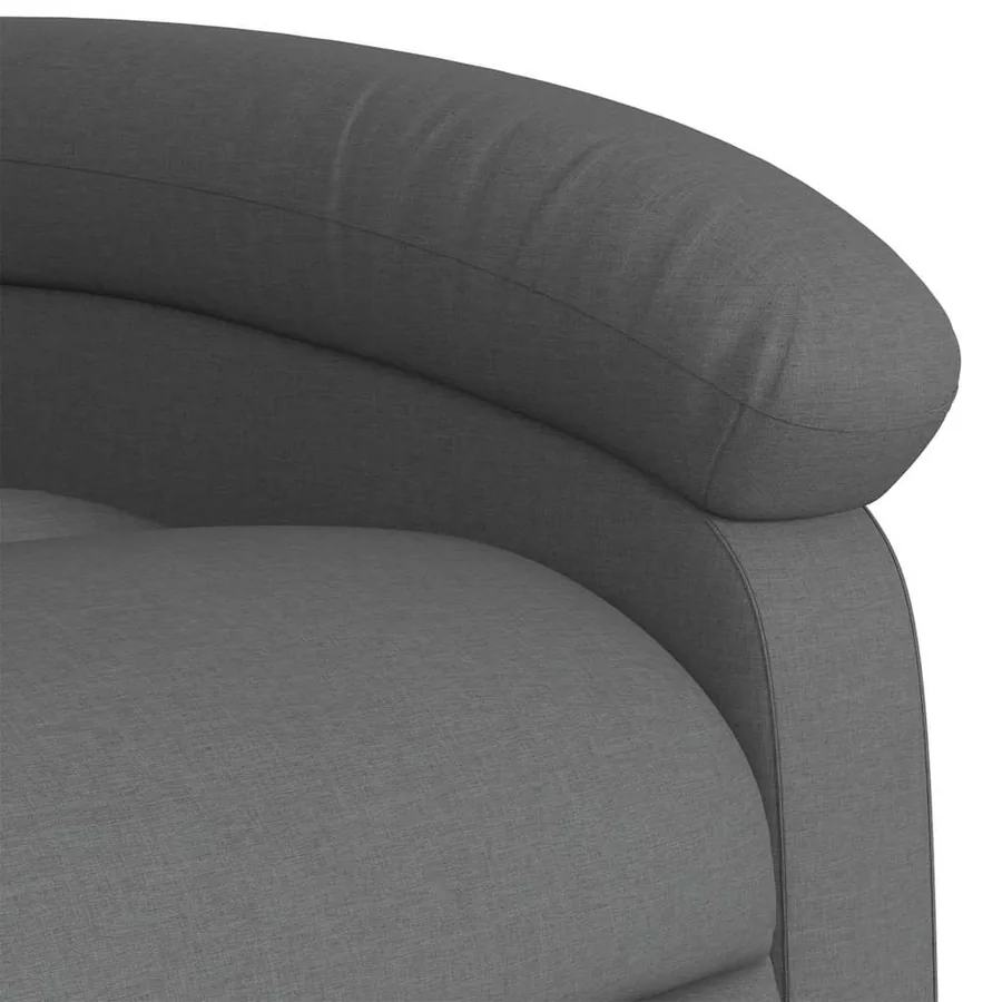Fauteuil inclinable électrique Gris foncé Tissu - 11