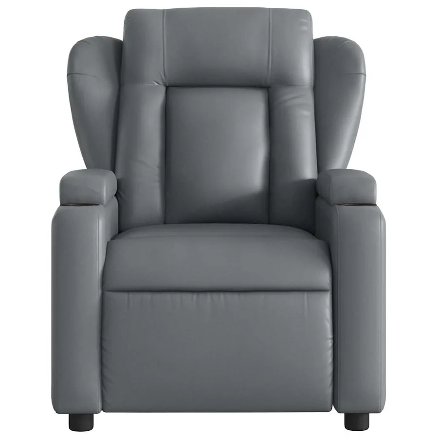 Fauteuil inclinable électrique Gris Similicuir - 9