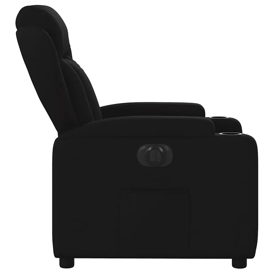 Fauteuil inclinable électrique Noir Tissu - 10
