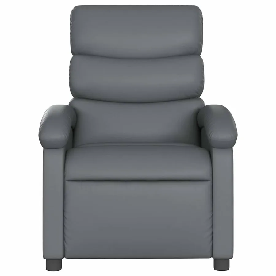 Fauteuil inclinable électrique Gris Similicuir - 9