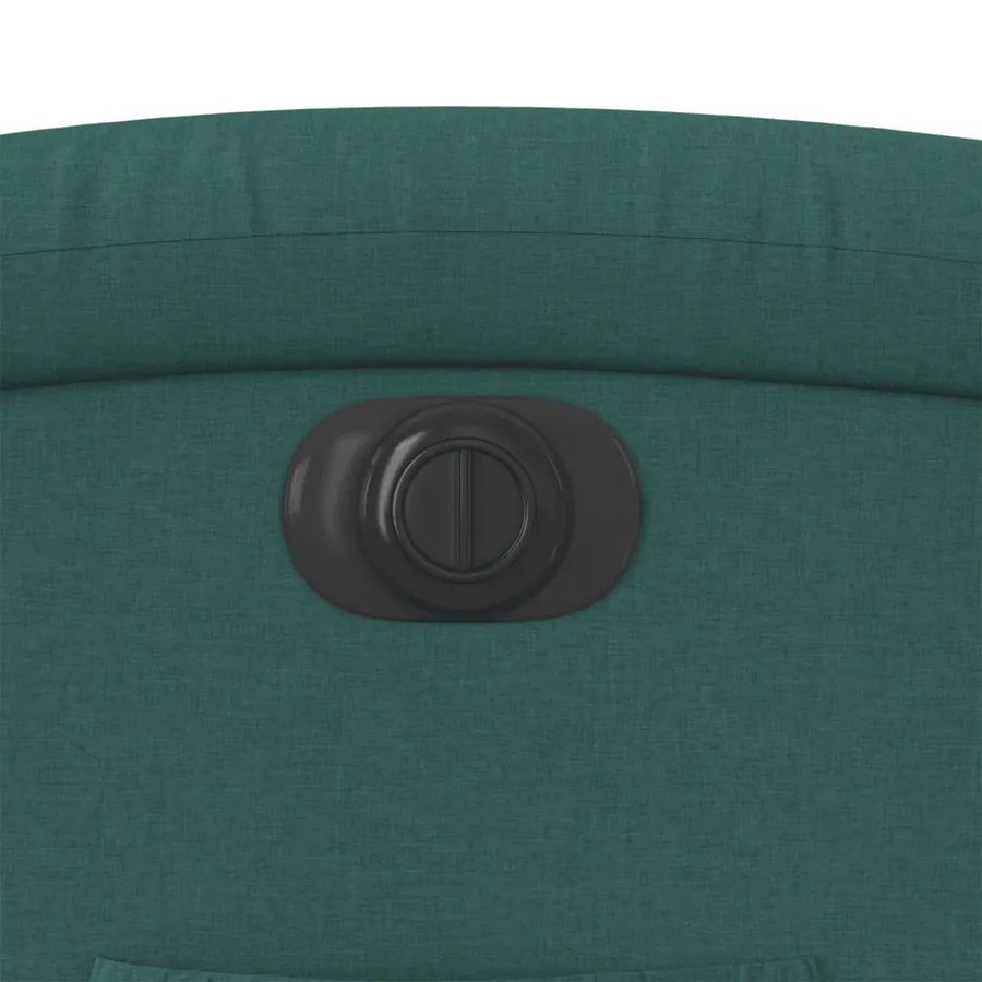 Fauteuil inclinable électrique Vert foncé Tissu - 12