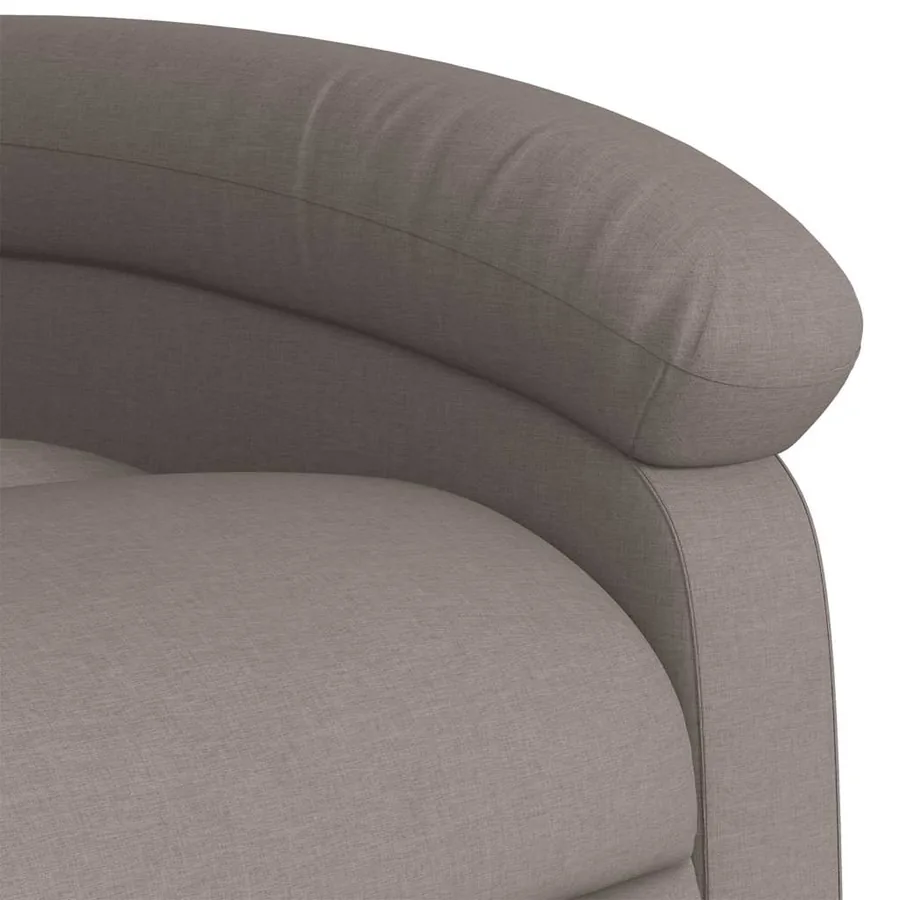 Fauteuil inclinable électrique Taupe Tissu - 11