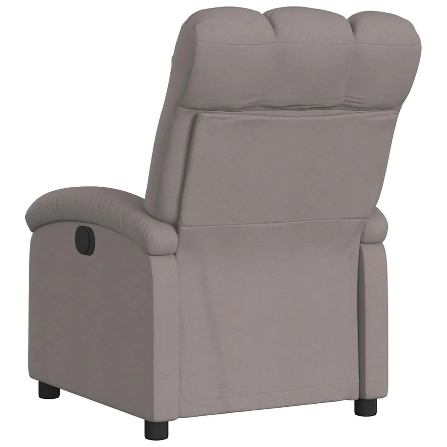 Fauteuil inclinable électrique Taupe Tissu - 5