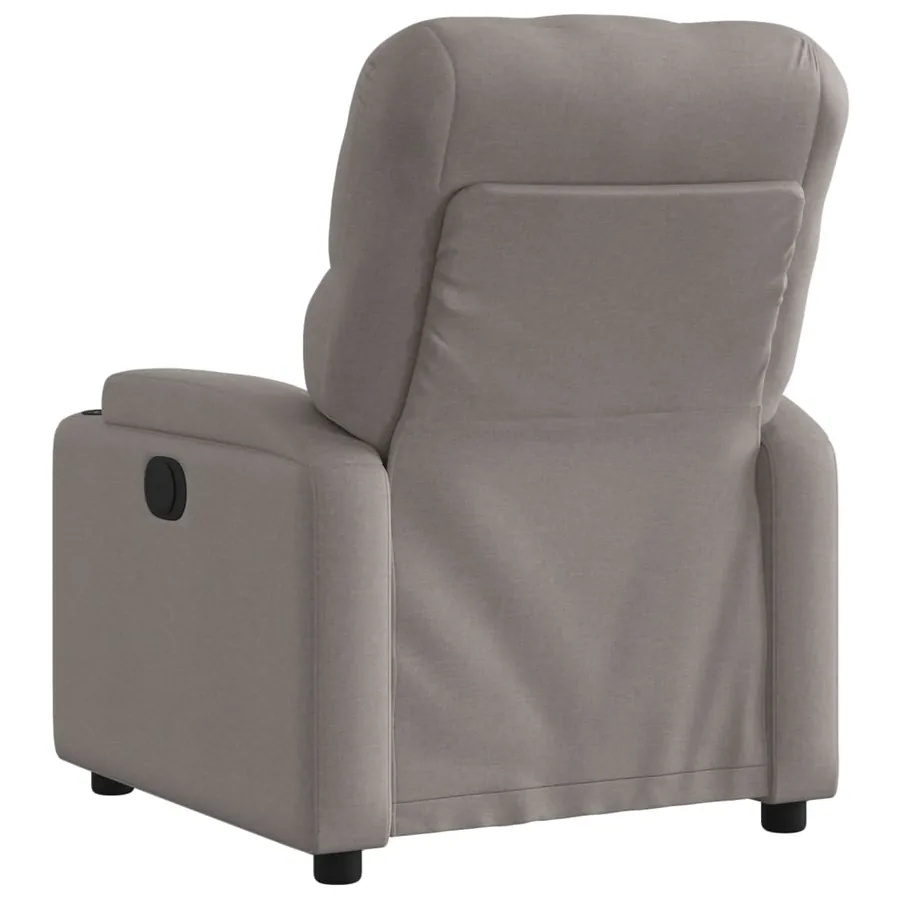 Fauteuil inclinable électrique Taupe Tissu - 5
