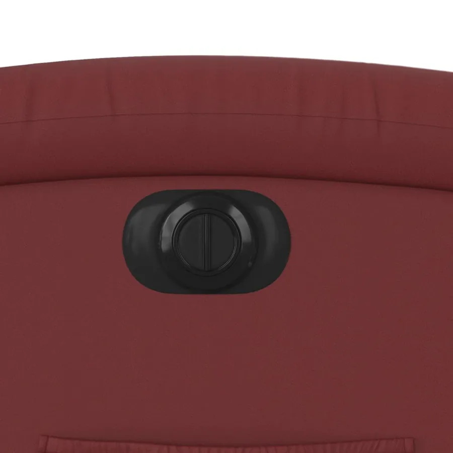 Fauteuil inclinable électrique Rouge bordeaux Similicuir - 12