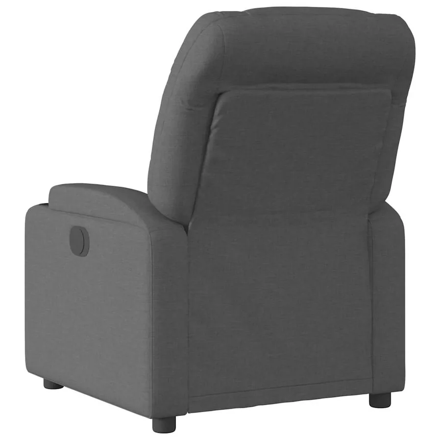 Fauteuil inclinable électrique Gris foncé Tissu - 5