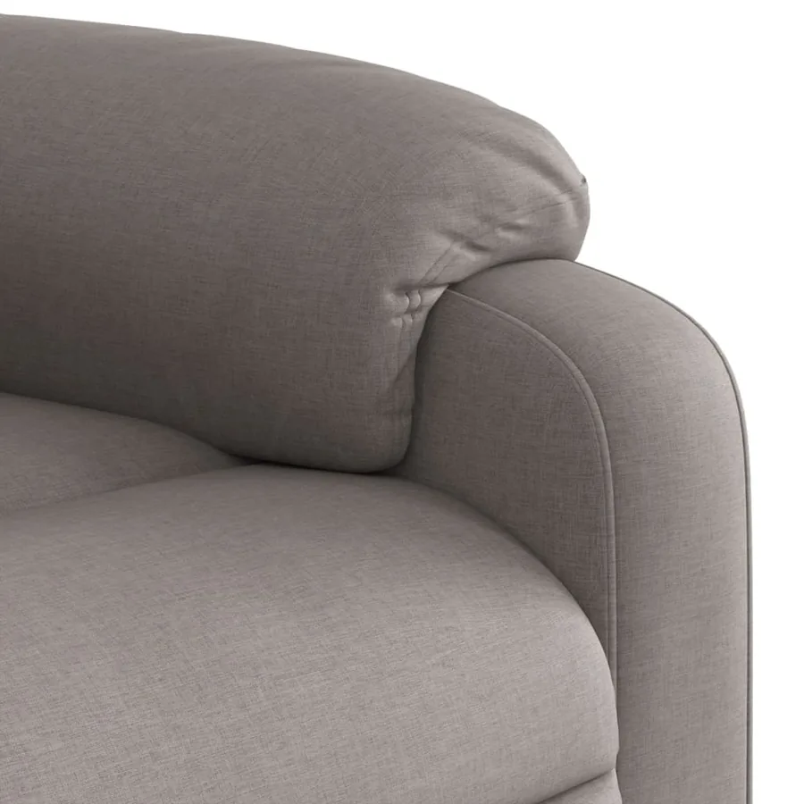 Fauteuil inclinable électrique Taupe Tissu - 11