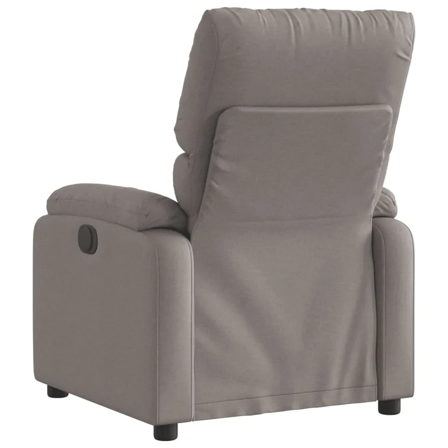 Fauteuil inclinable électrique Taupe Tissu - 5