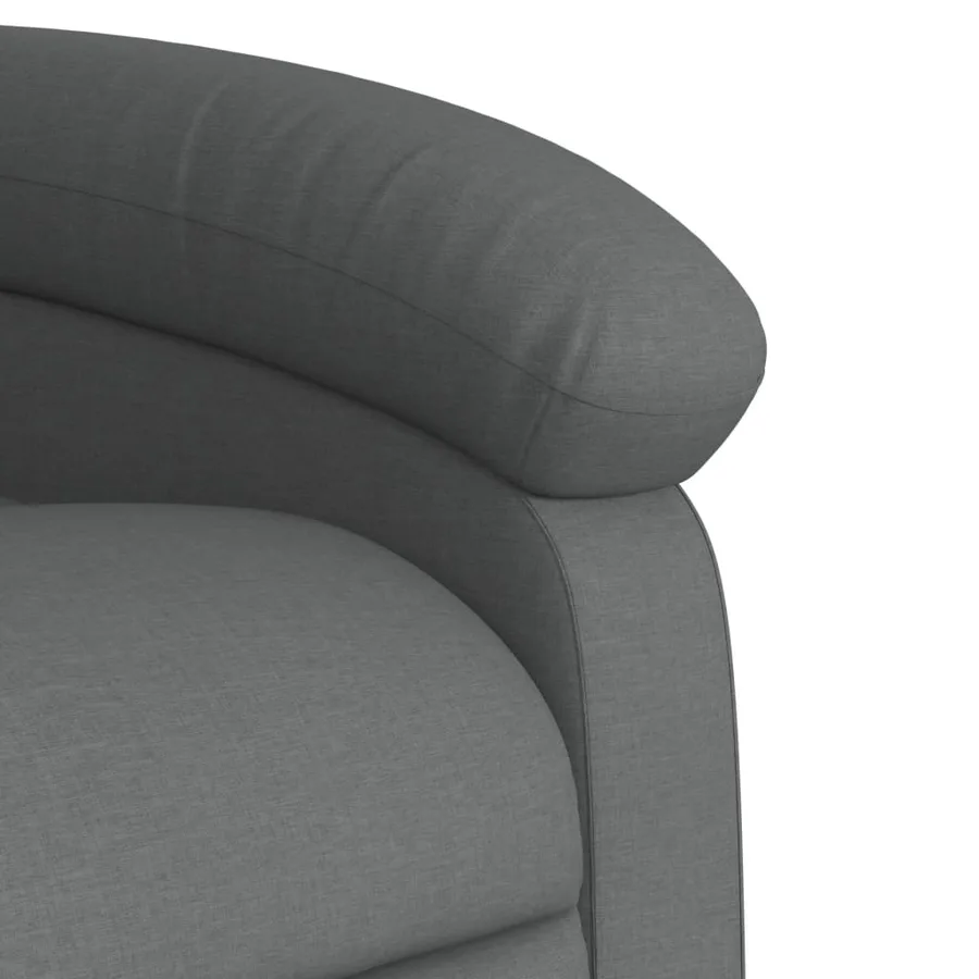 Fauteuil inclinable électrique gris foncé tissu - 11
