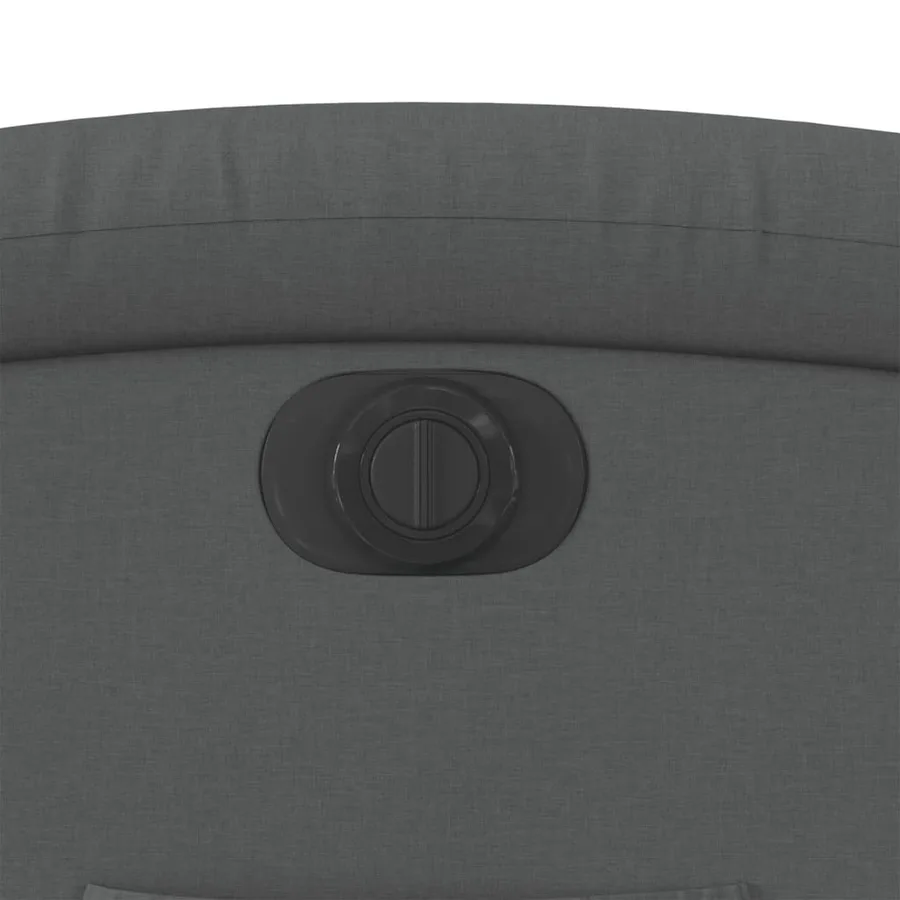 Fauteuil inclinable électrique gris foncé tissu - 12
