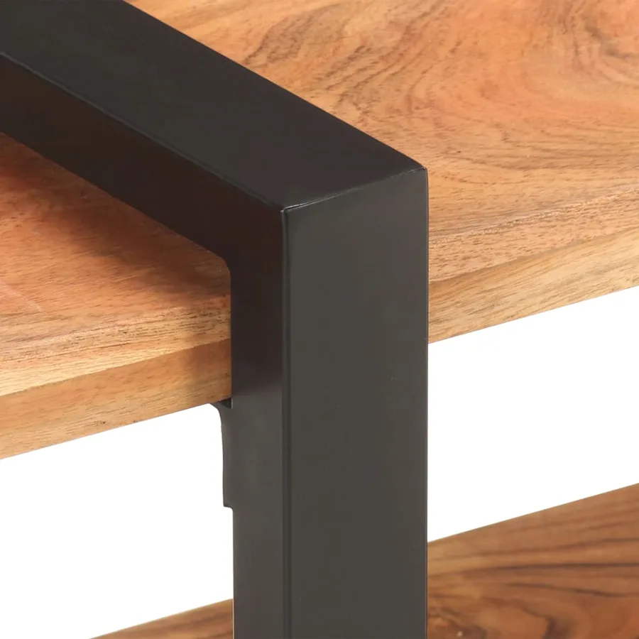 Table de chevet 50x40x40 cm Bois d'acacia massif - 6