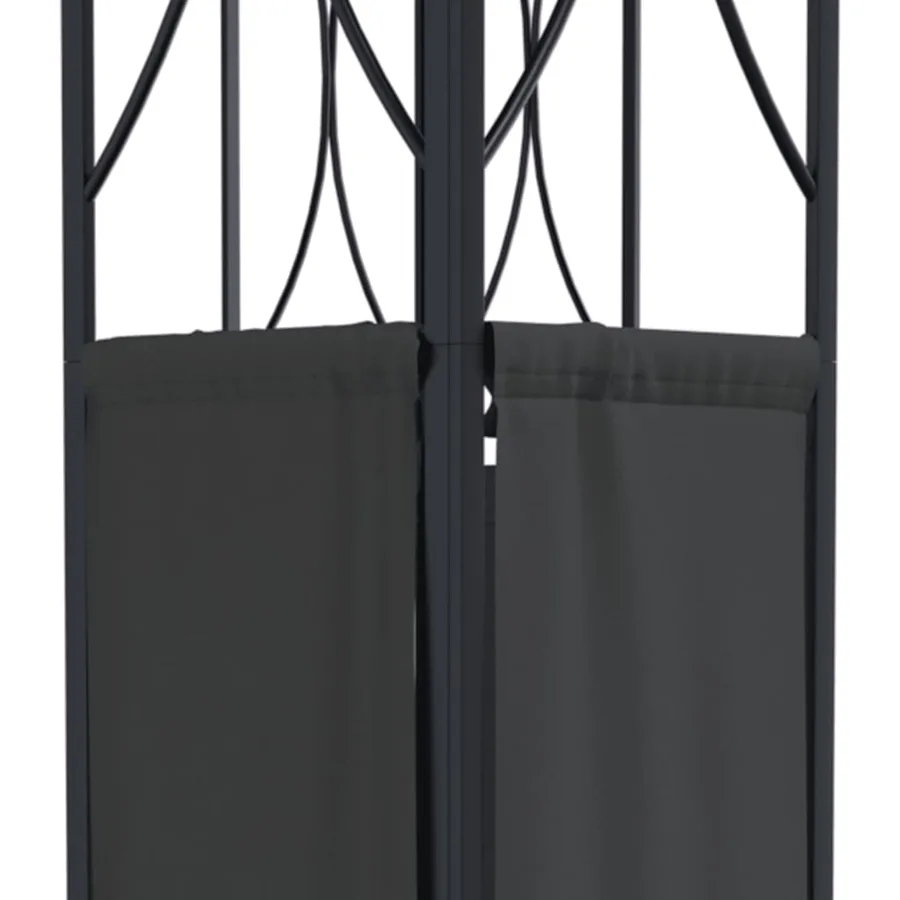 Belvédère avec toit anthracite 300x300x270 cm acier - 4