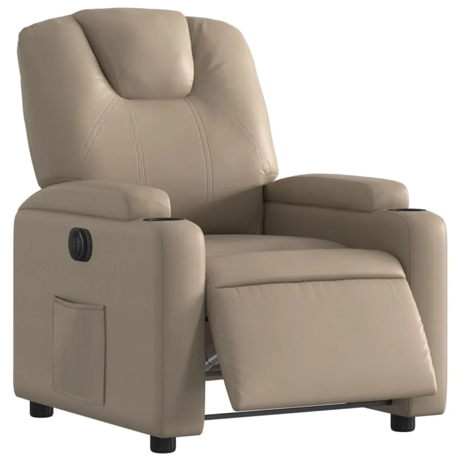 Fauteuil inclinable électrique Cappuccino Similicuir - 3