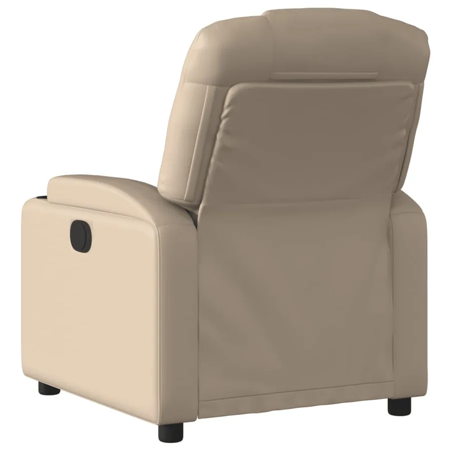 Fauteuil inclinable électrique Cappuccino Similicuir - 5
