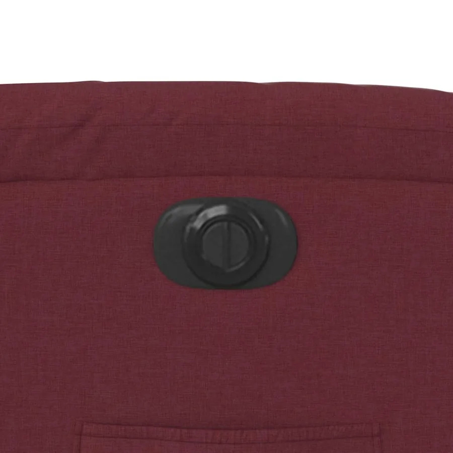 Fauteuil inclinable électrique Rouge bordeaux Tissu - 12