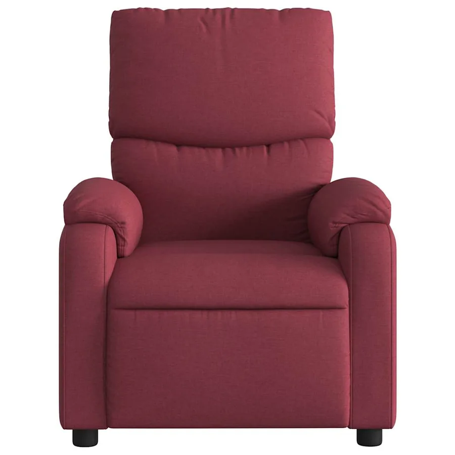 Fauteuil inclinable électrique Rouge bordeaux Tissu - 9