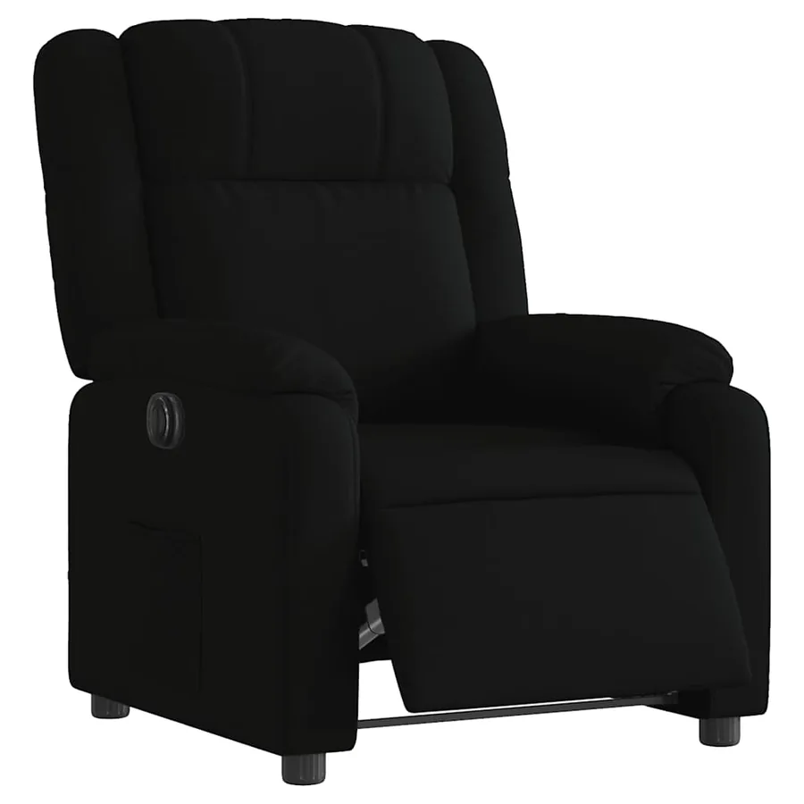 Fauteuil inclinable électrique Noir Tissu - 3