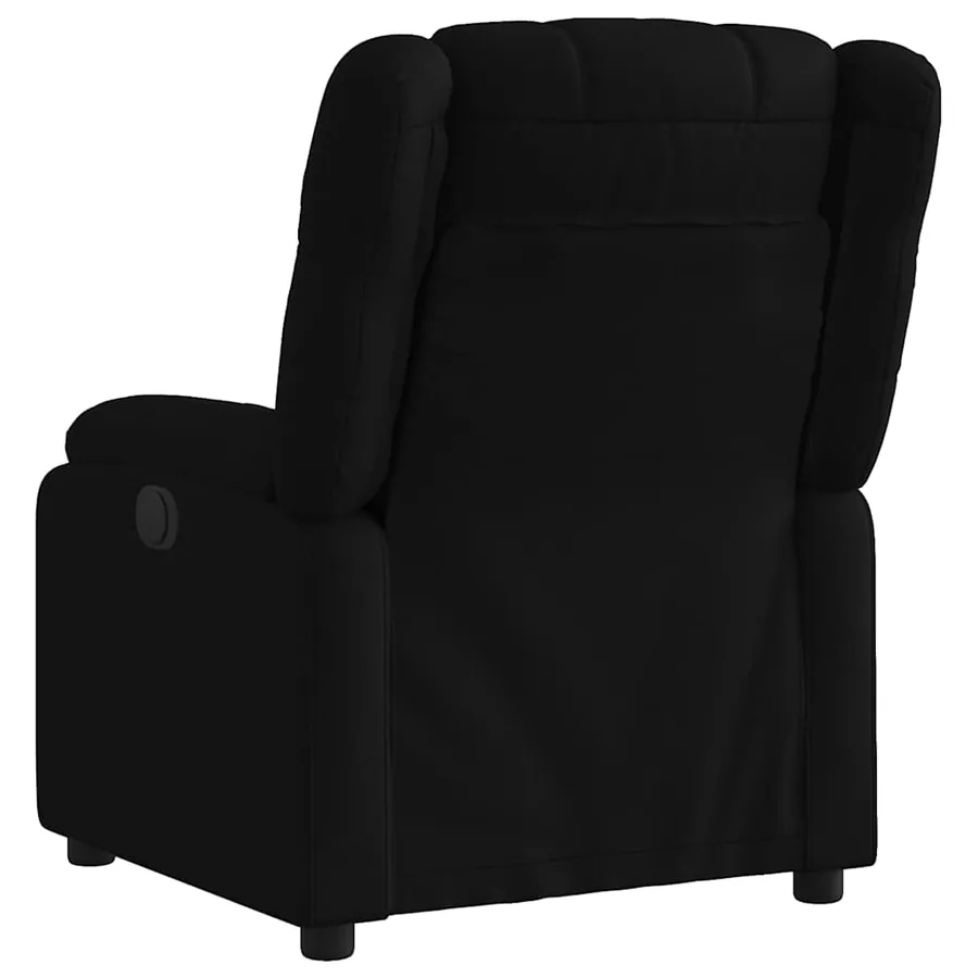 Fauteuil inclinable électrique Noir Tissu - 5