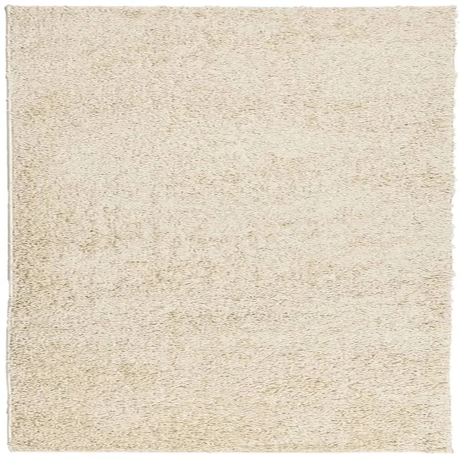 Tapis shaggy PAMPLONA poils longs moderne doré 160x160 cm - 2