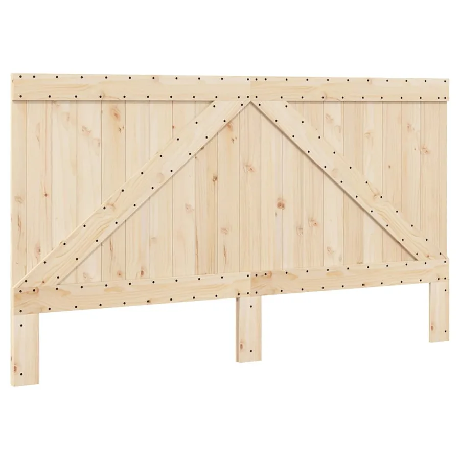 Cadre de lit sans matelas avec tête de lit 200x200 cm - 6