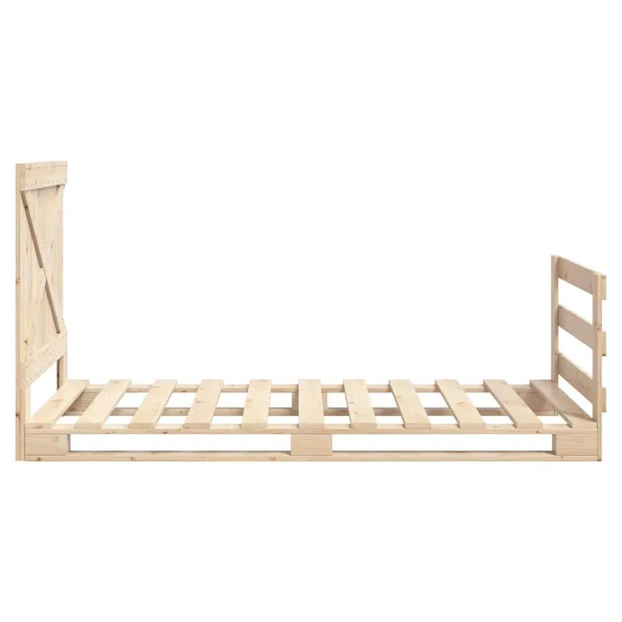 Cadre de lit sans matelas avec tête de lit 90x200 cm - 8
