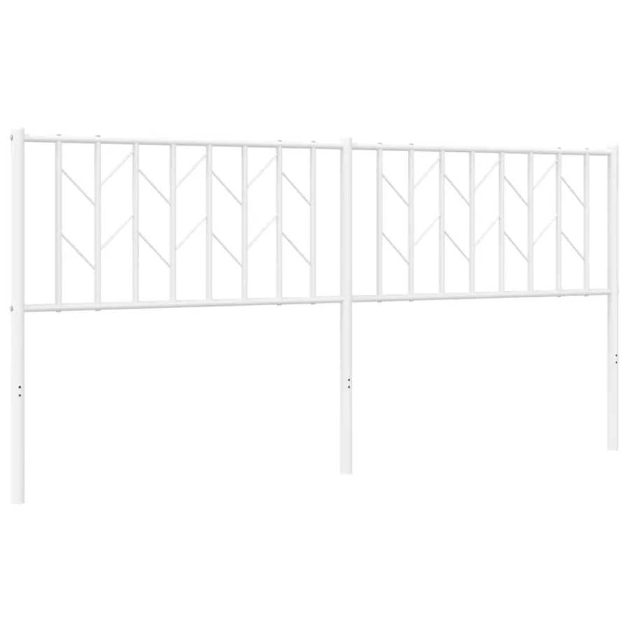 Tête de lit de remplacement métal blanc 180 cm - 2