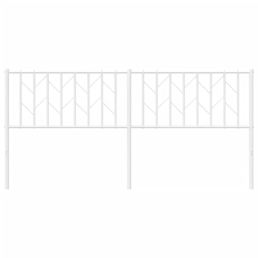 Tête de lit de remplacement métal blanc 180 cm - 4