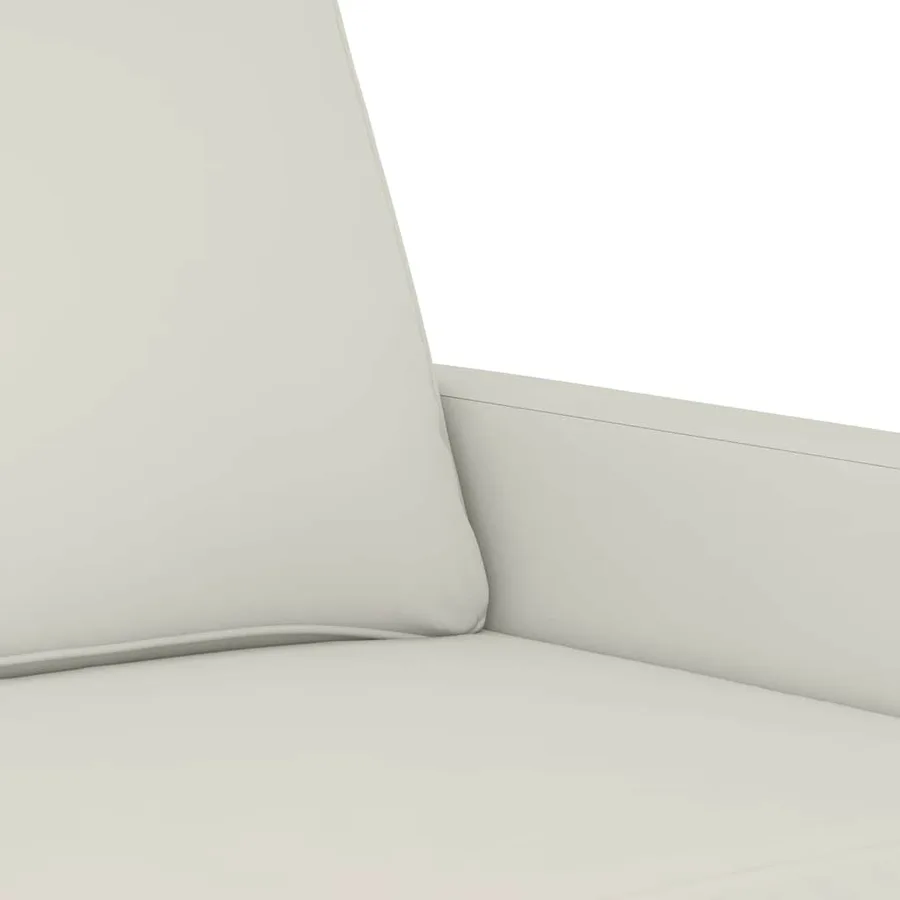 Fauteuil Crème 60 cm Velours - 6