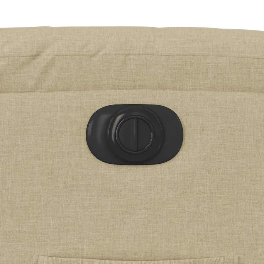 Fauteuil inclinable électrique Crème Tissu - 12