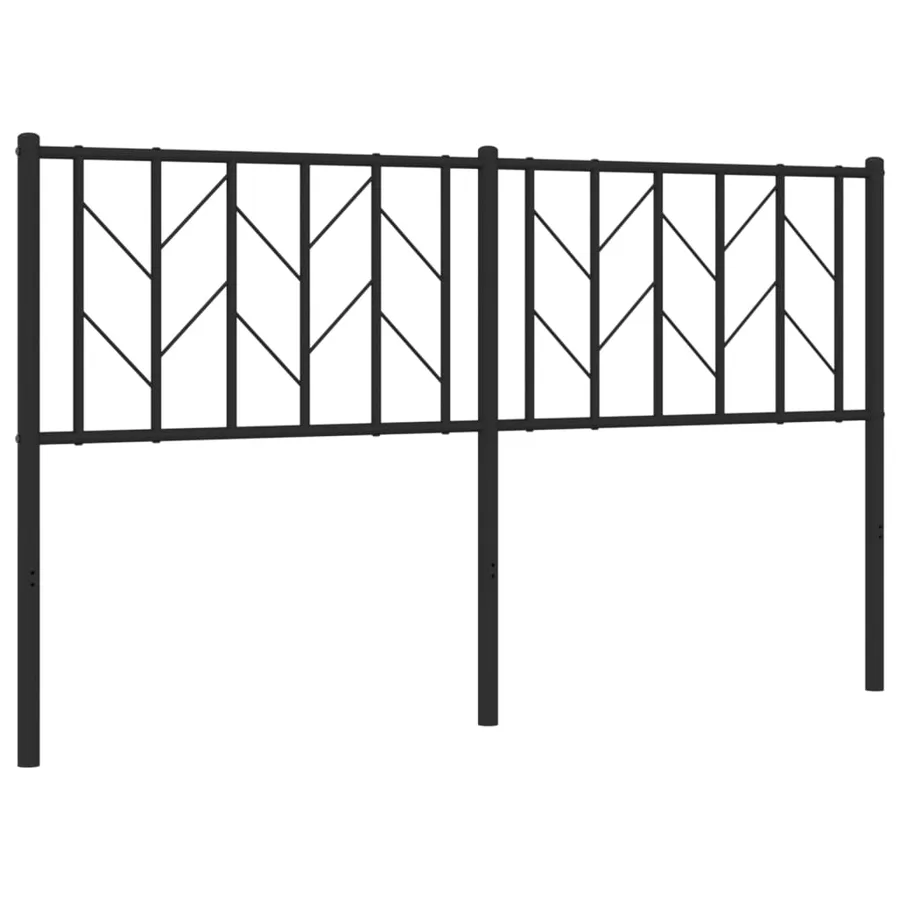 Tête de lit de remplacement métal noir 150 cm - 2