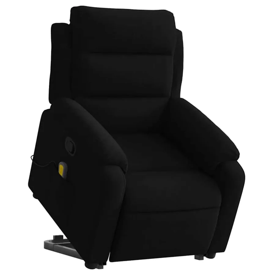 Fauteuil de massage inclinable Noir Velours - 3