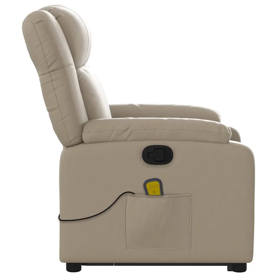 Fauteuil inclinable de massage Cappuccino Similicuir - 10