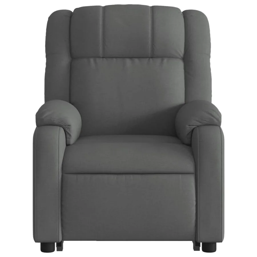 Fauteuil inclinable électrique gris foncé tissu - 9