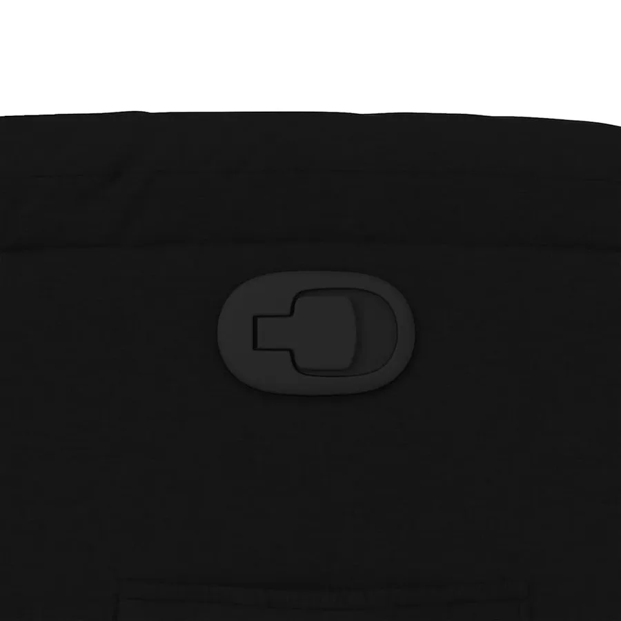 Fauteuil inclinable noir tissu - 12