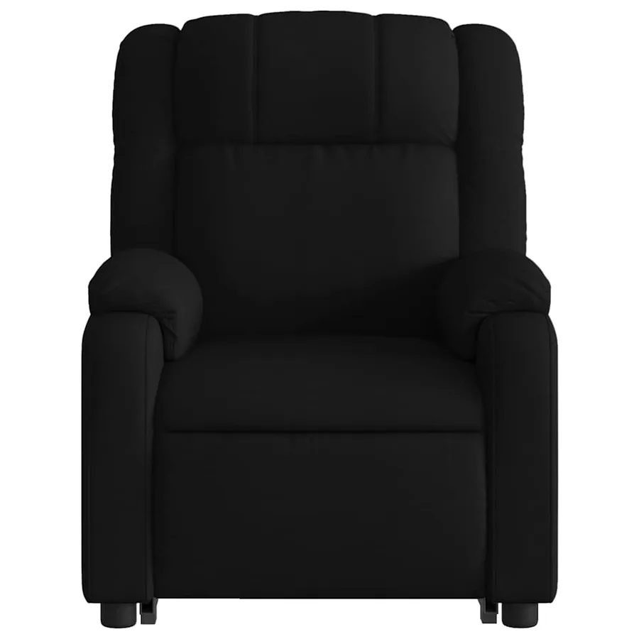 Fauteuil inclinable noir tissu - 9