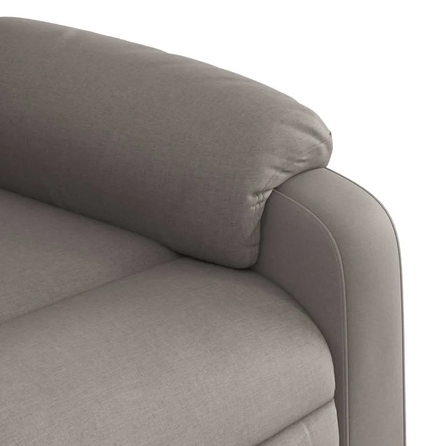 Fauteuil inclinable taupe tissu - 11