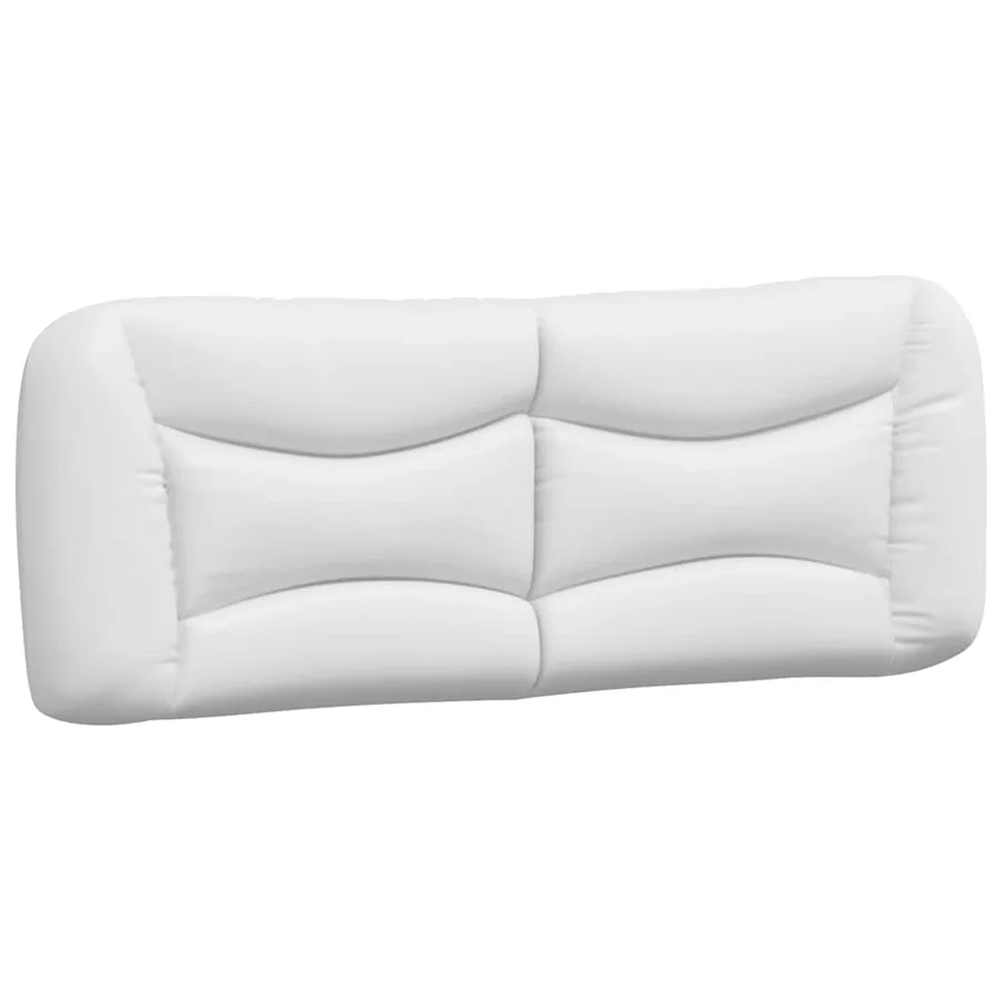 Cadre de lit sans matelas Hvar blanc 140x200 cm similicuir - 8