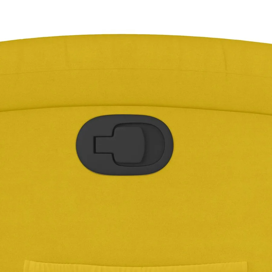 Fauteuil inclinable Jaune Velours - 12