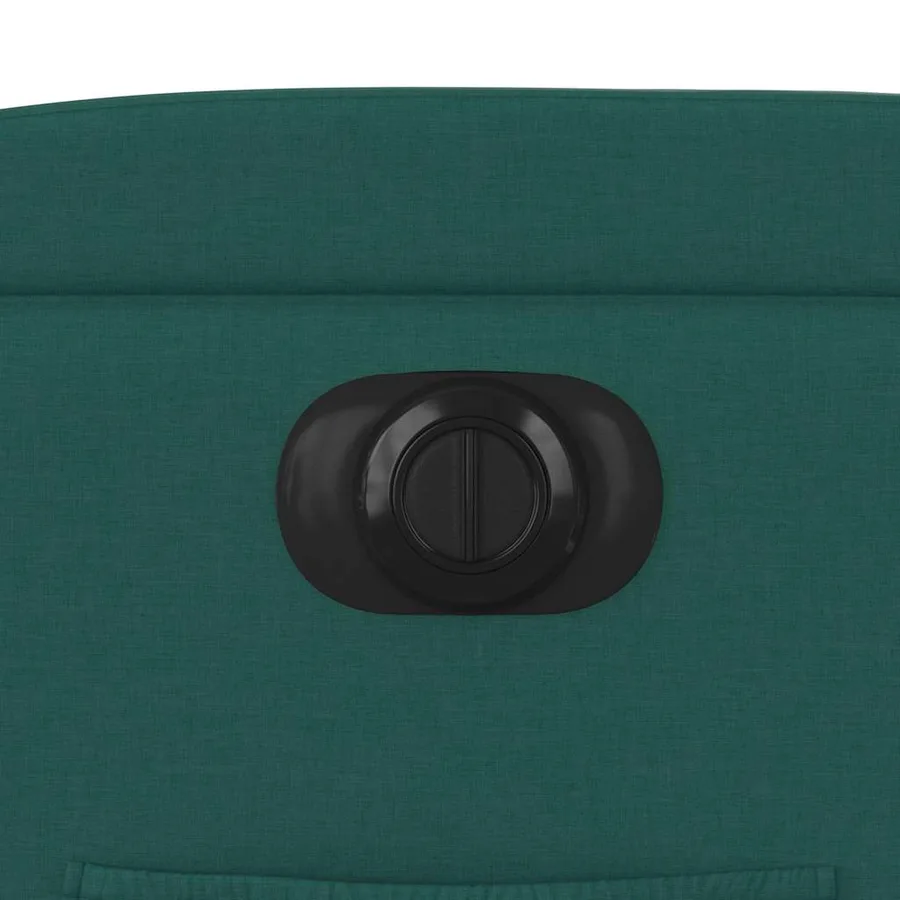 Fauteuil inclinable électrique vert foncé tissu - 13