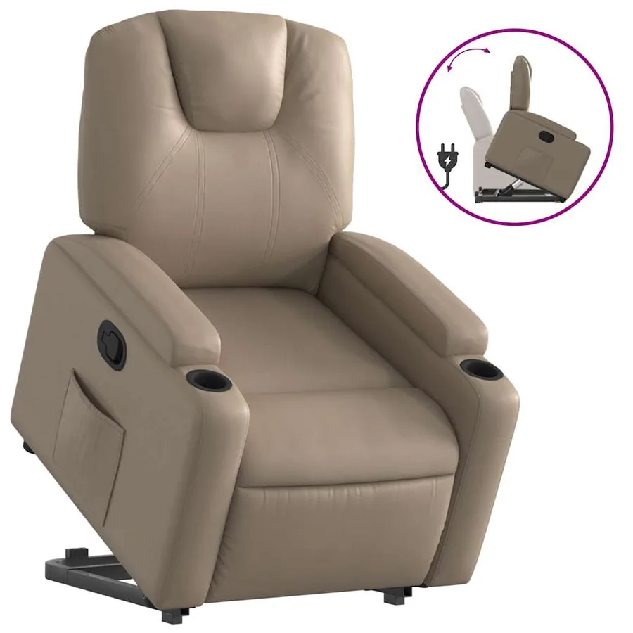 Fauteuil inclinable Cappuccino Similicuir - 2