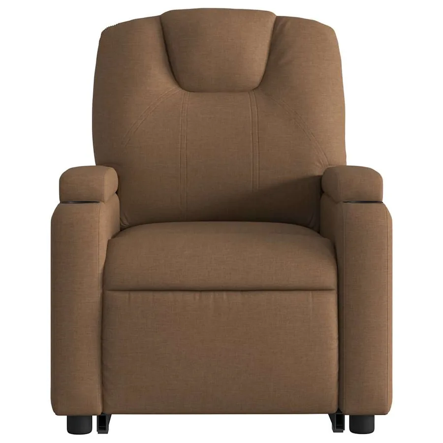 Fauteuil inclinable Marron Tissu - 9