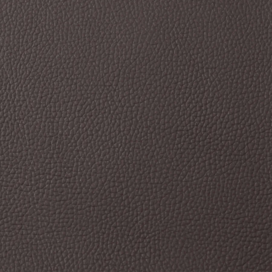 Fauteuil inclinable marron foncé cuir véritable - 14
